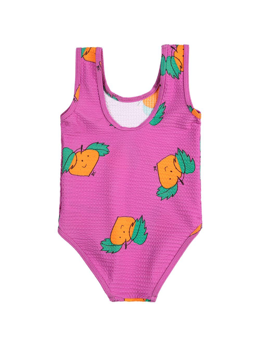 Costume per neonata Bobo Choses fucsia con stampa grafica all - over - Rubino Kids