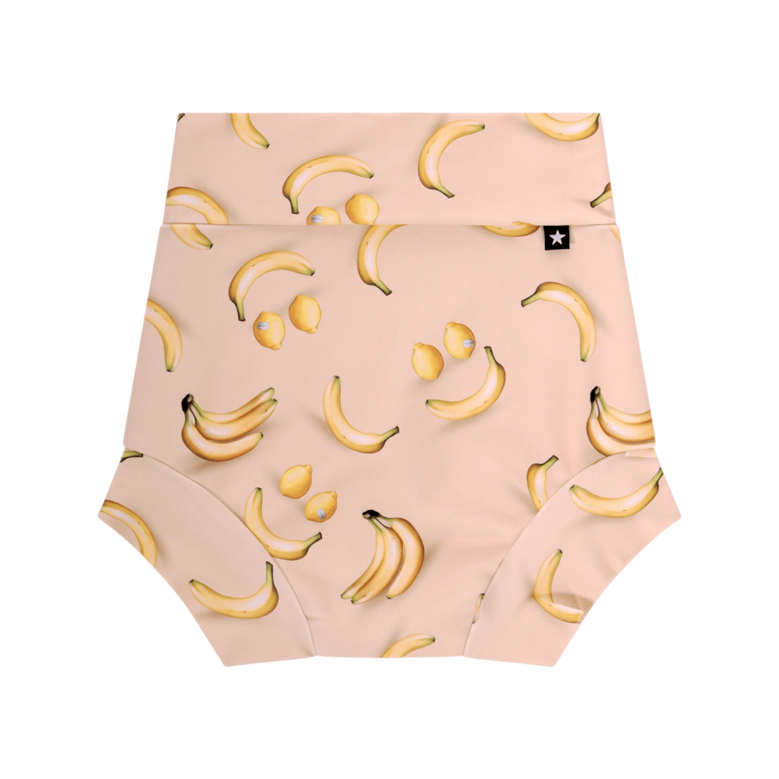 Costume per neonati Molo beige con stampa banane - Rubino Kids