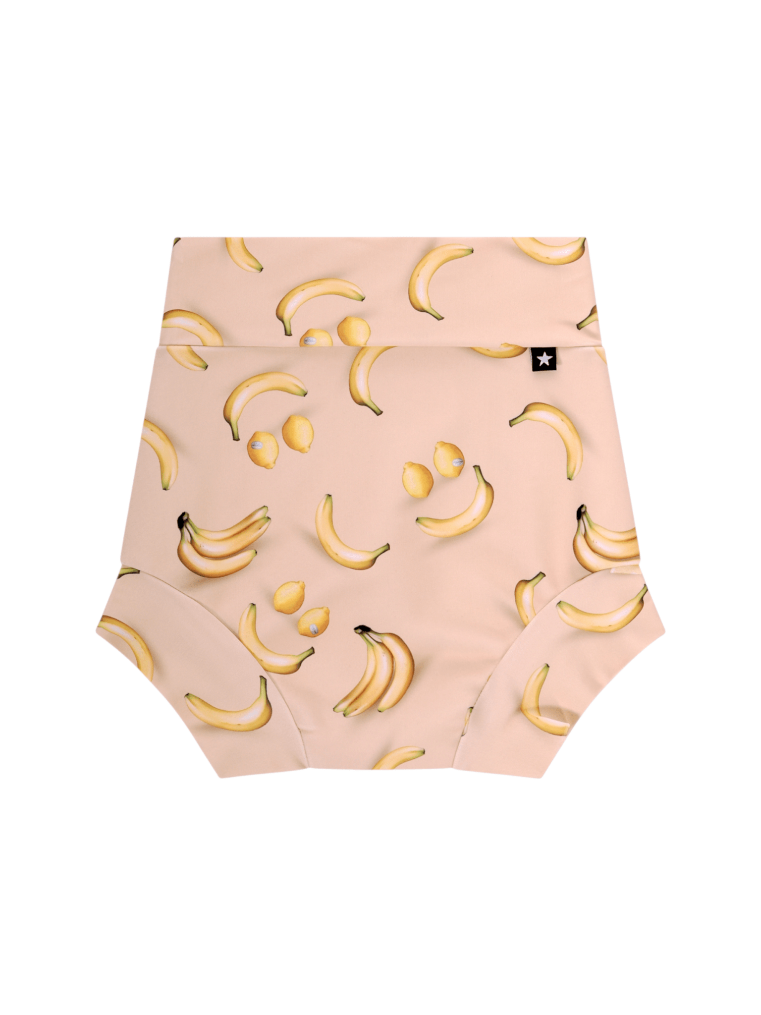 Costume per neonati Molo beige con stampa banane - Rubino Kids