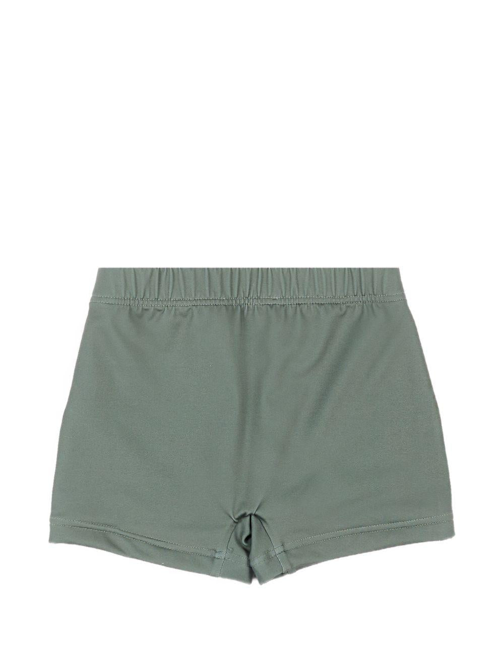 Costume per neonato Moschino Kids verde con stampa Teddy - Rubino Kids