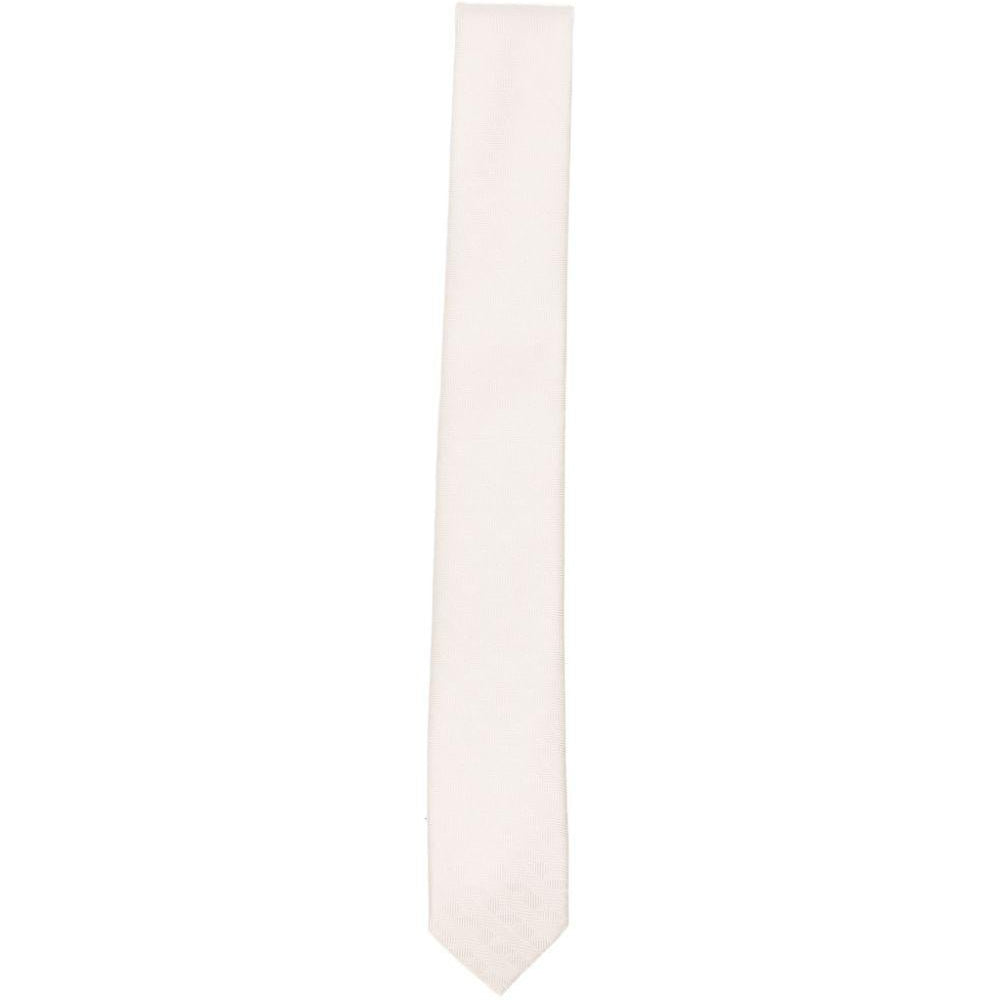 Cravatta per bambino Emporio Armani beige testurizzata - Rubino Kids