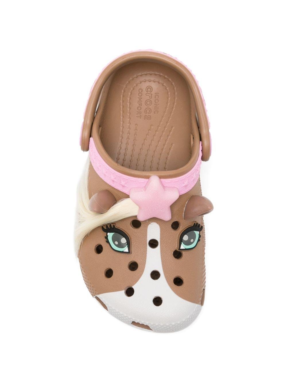 Crocs per bambina Crocs Kids multicolore con design Pony - Rubino Kids