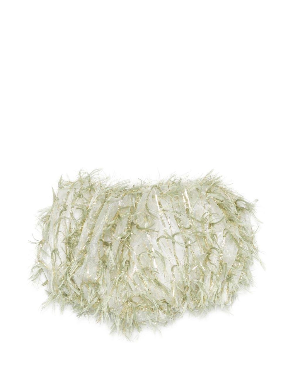 Culotte per neonata A'lapage verde con elastico in vita - Rubino Kids