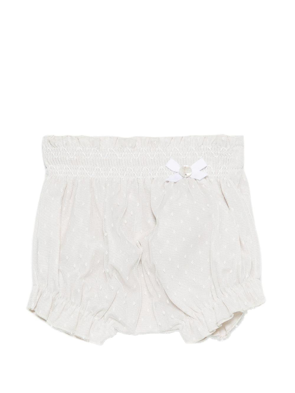 Culotte per neonati Paz Rodriguez beige motivo a pois - Rubino Kids