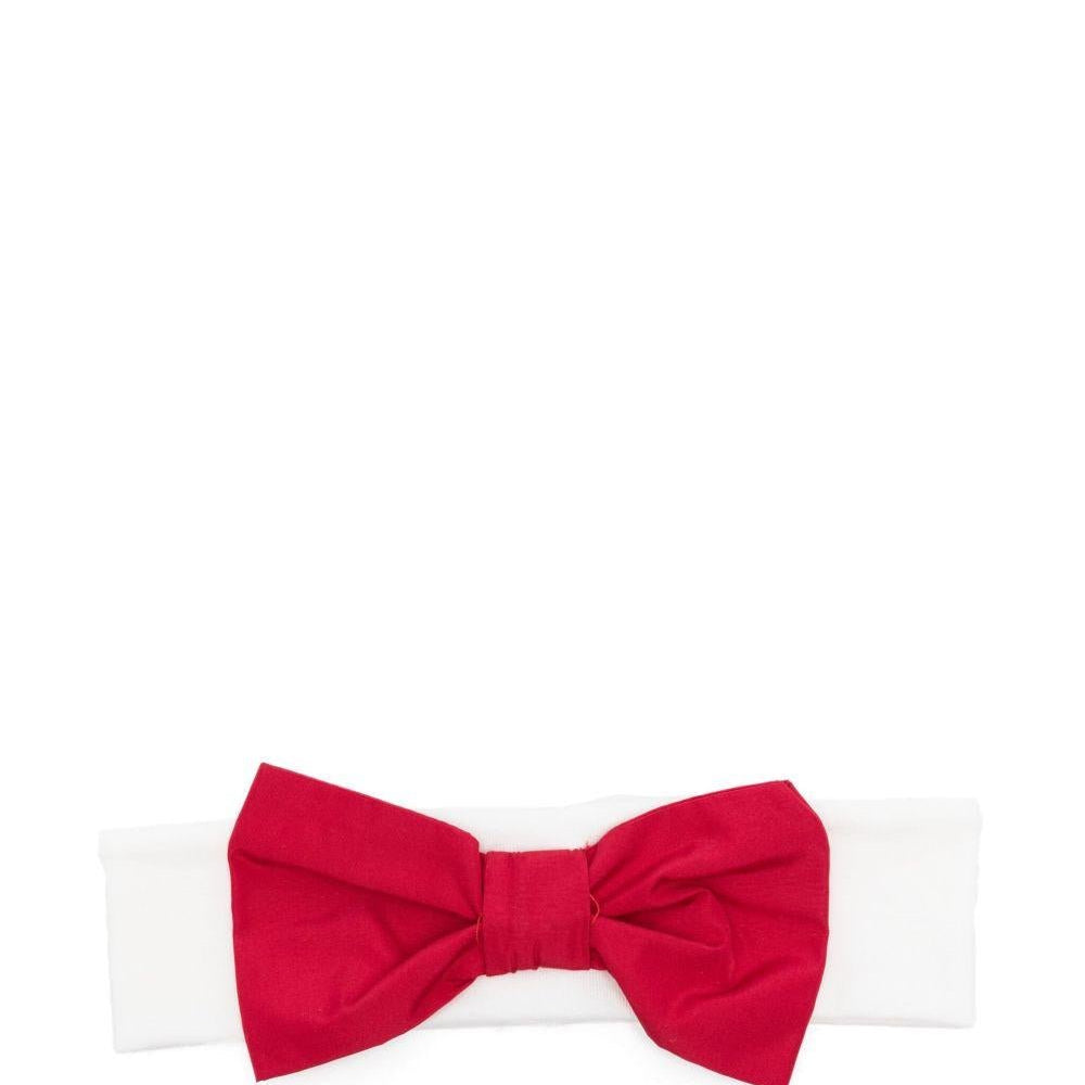 Fascia per neonati La Stupenderia bianca con fiocco - Rubino Kids