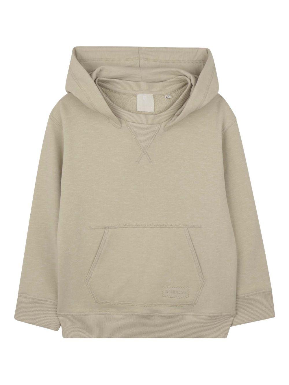 Felpa per bambino Givenchy Kids beige con cappuccio - Rubino Kids