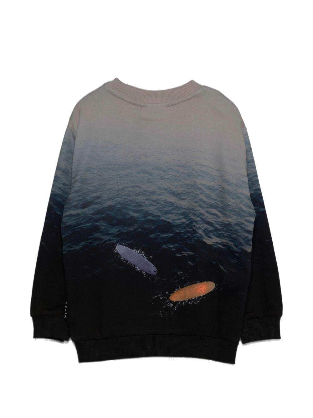 Felpa per bambino Molo multicolore con stampa grafica - Rubino Kids