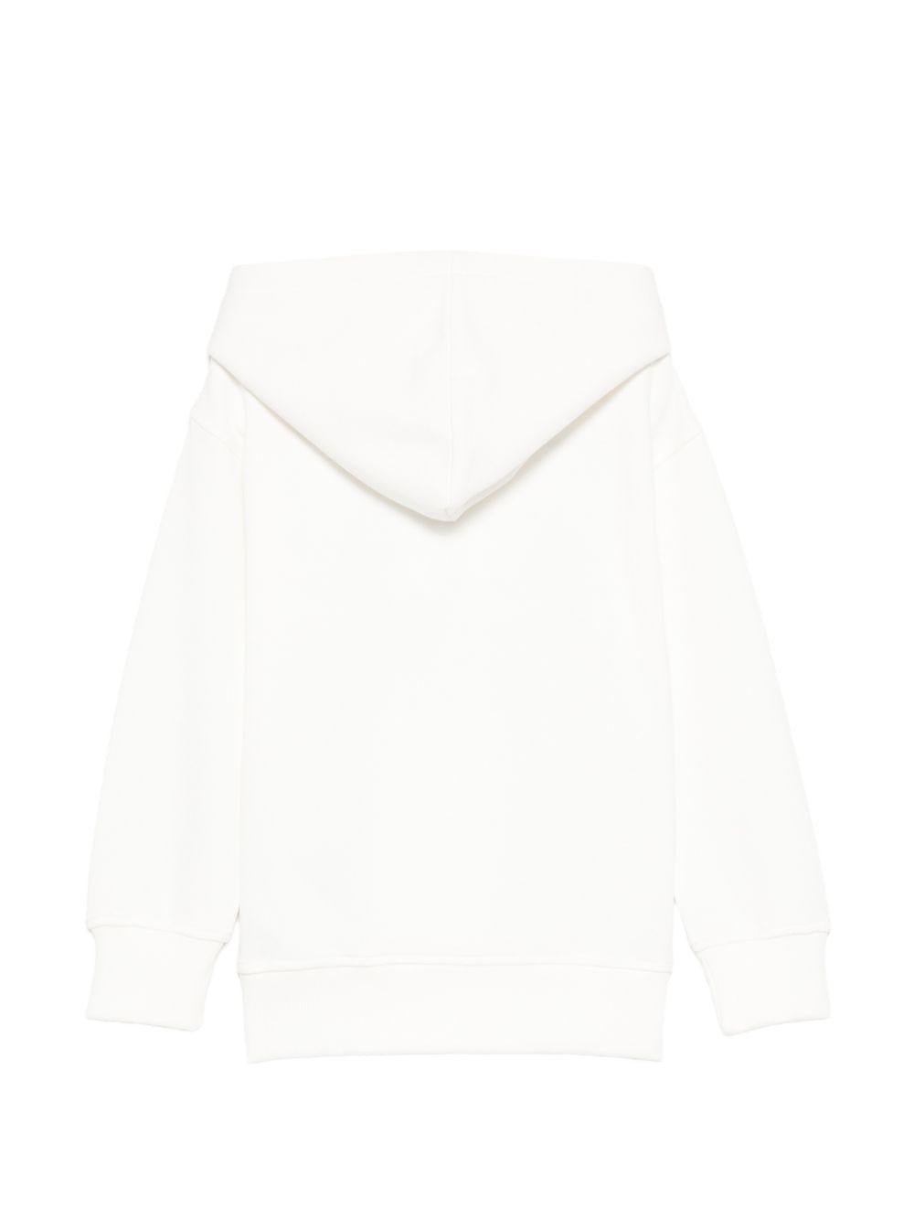 Felpa per bambino Moschino Kids bianca coon stampa orsetto - Rubino Kids