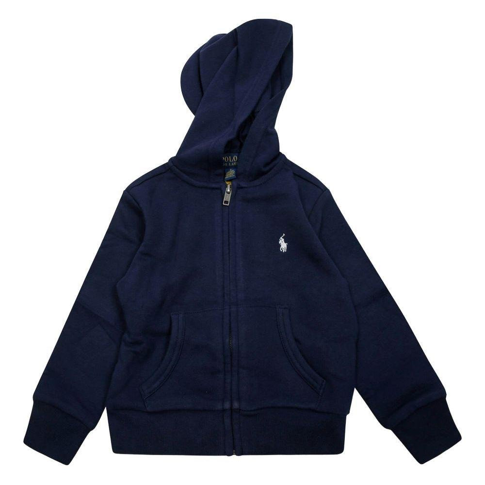 Felpa per bambino Polo Ralph Lauren Kids blu con ricamo Polo Pony - Rubino Kids