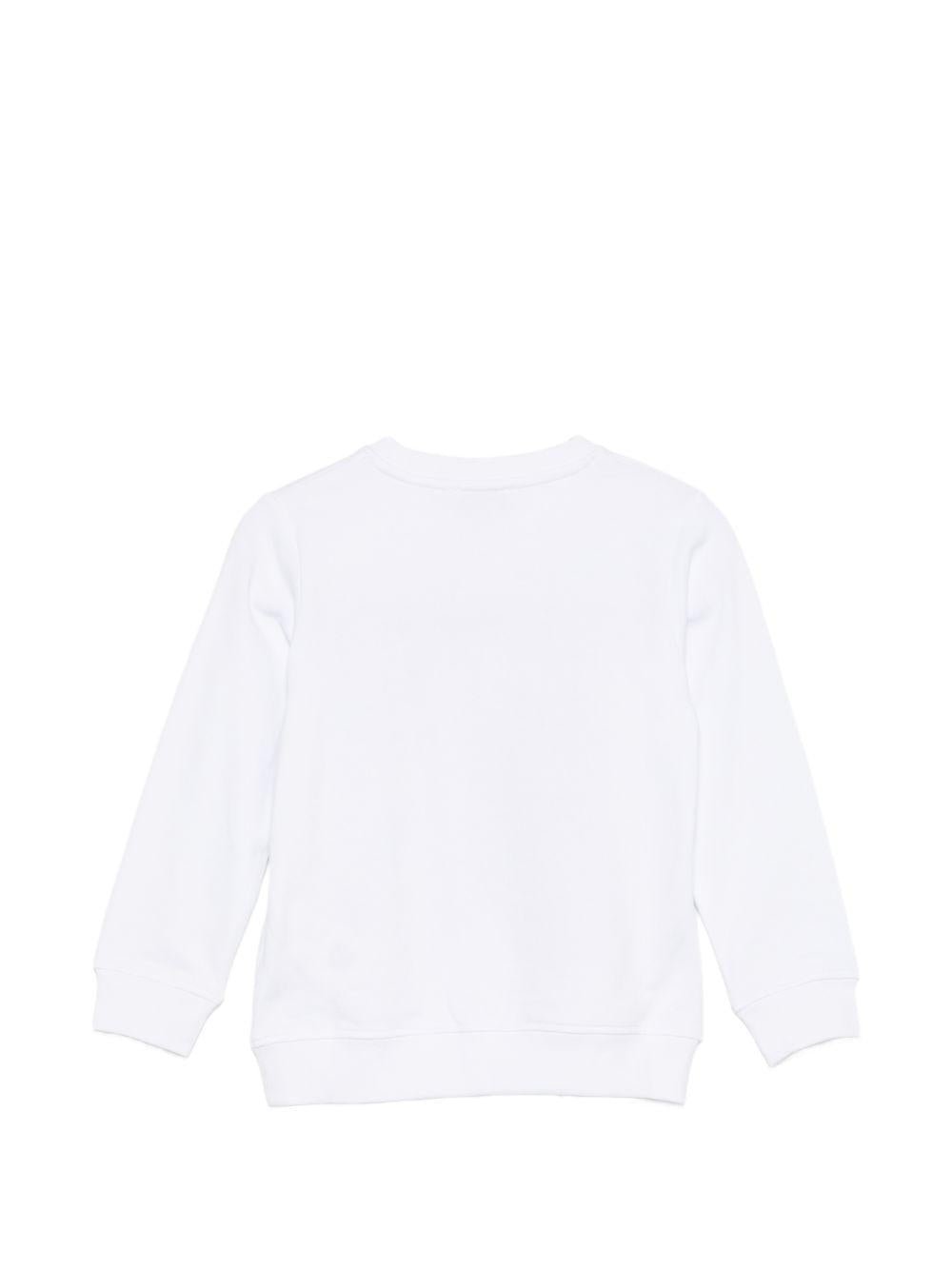 Felpa per bambino Stalla McCartney Kids bianca con stampa grafica - Rubino Kids