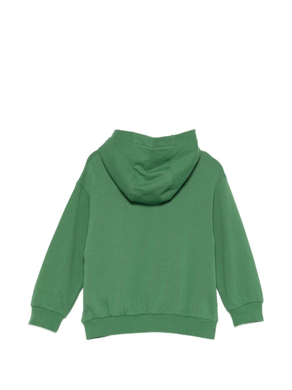 Felpa per bambino Stella McCartney Kids verde con cappuccio - Rubino Kids
