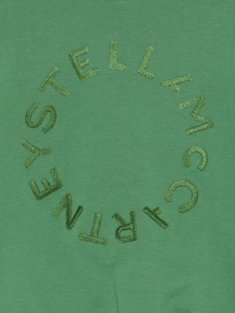 Felpa per bambino Stella McCartney Kids verde con cappuccio - Rubino Kids