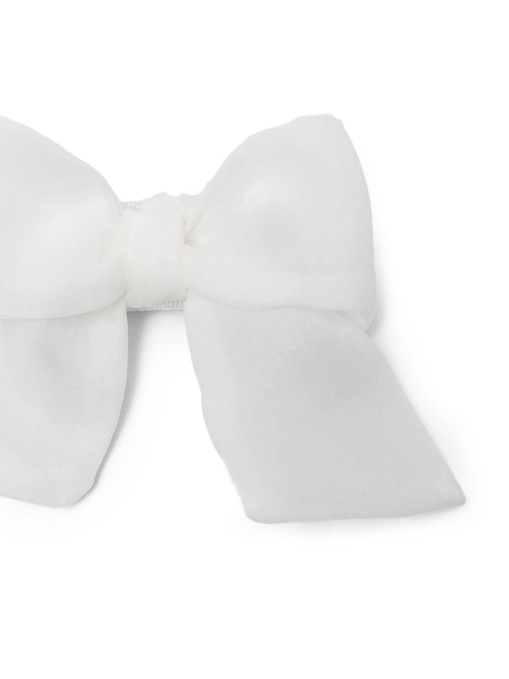 Fermaglio per capelli per bambina La Stupenderia bianco con chiusura a clip - Rubino Kids