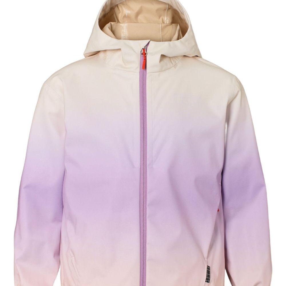 Giacca Horizon per bambina Molo rosa con cappuccio effetto sfumato - Rubino Kids