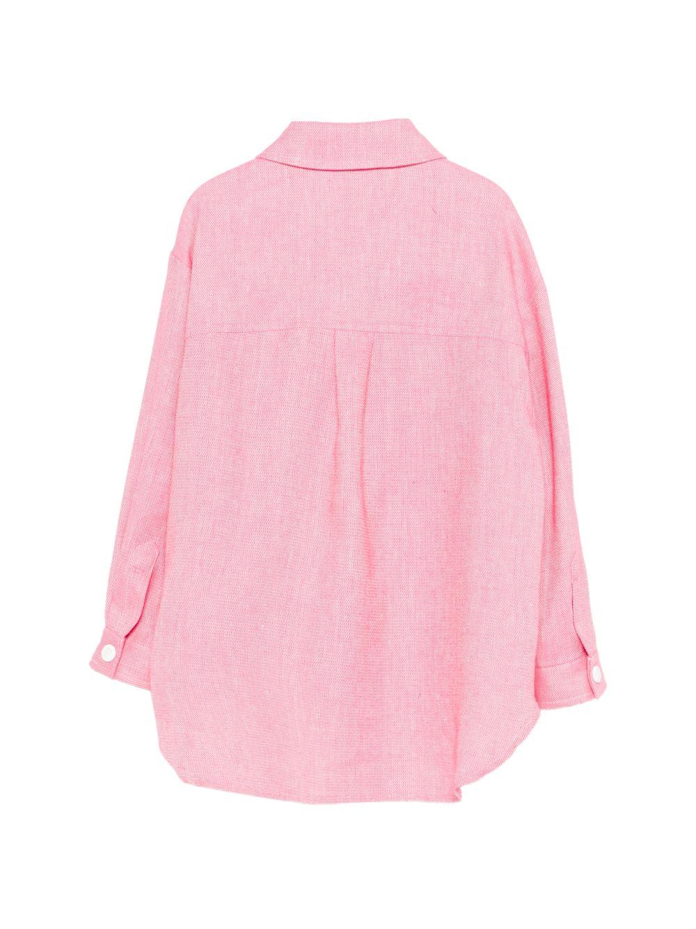 Giacca per bambina Emilio Pucci Junior rosa con taschino - Rubino Kids