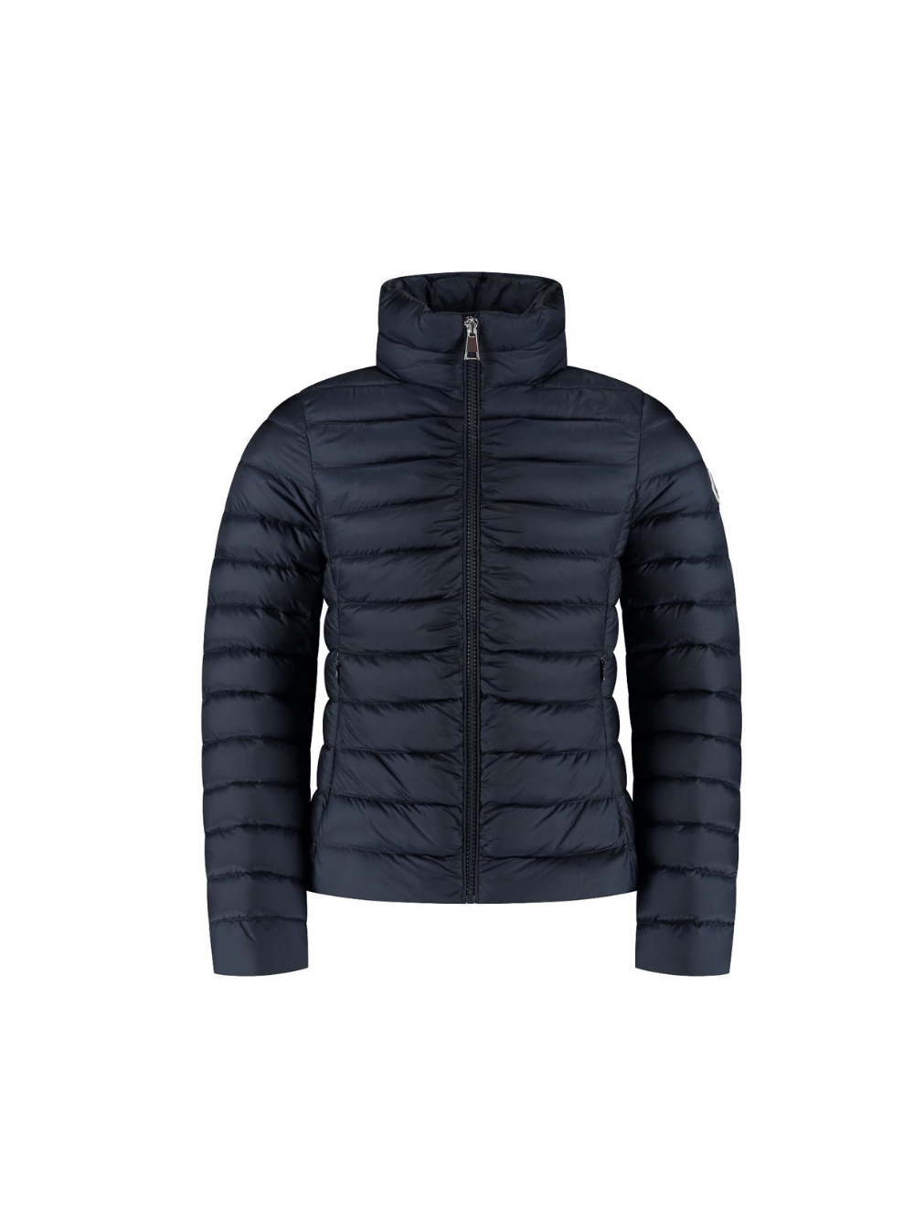 Giacca per bambina Moncler Enfant Ige blu con design imbottito - Rubino Kids