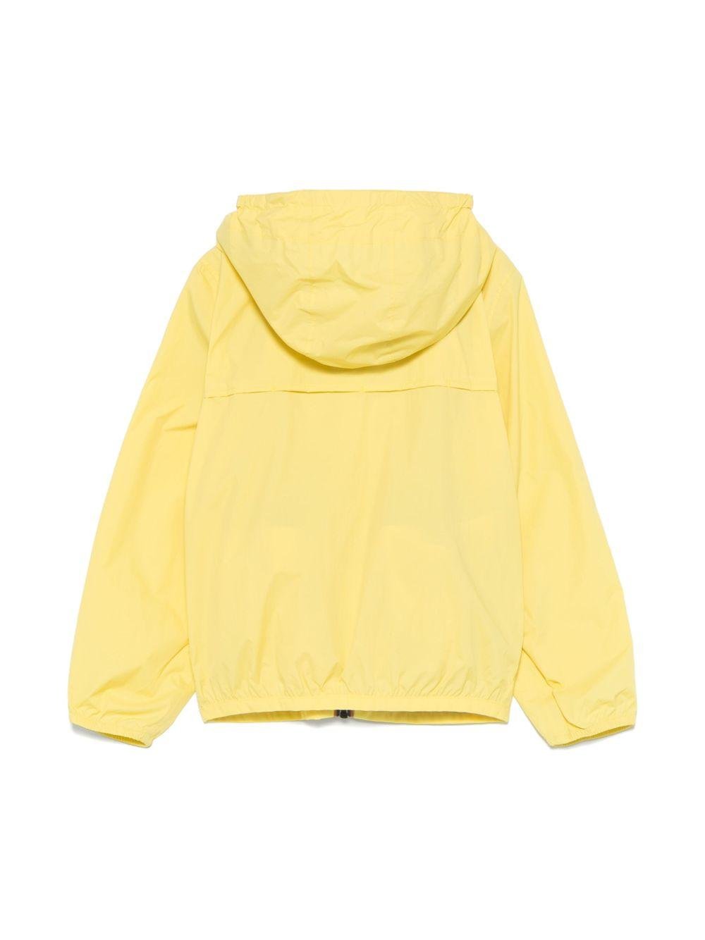 Giacca per bambini K - Way Kids Le Vrai giallo con due tasche laterali con cerniera - Rubino Kids