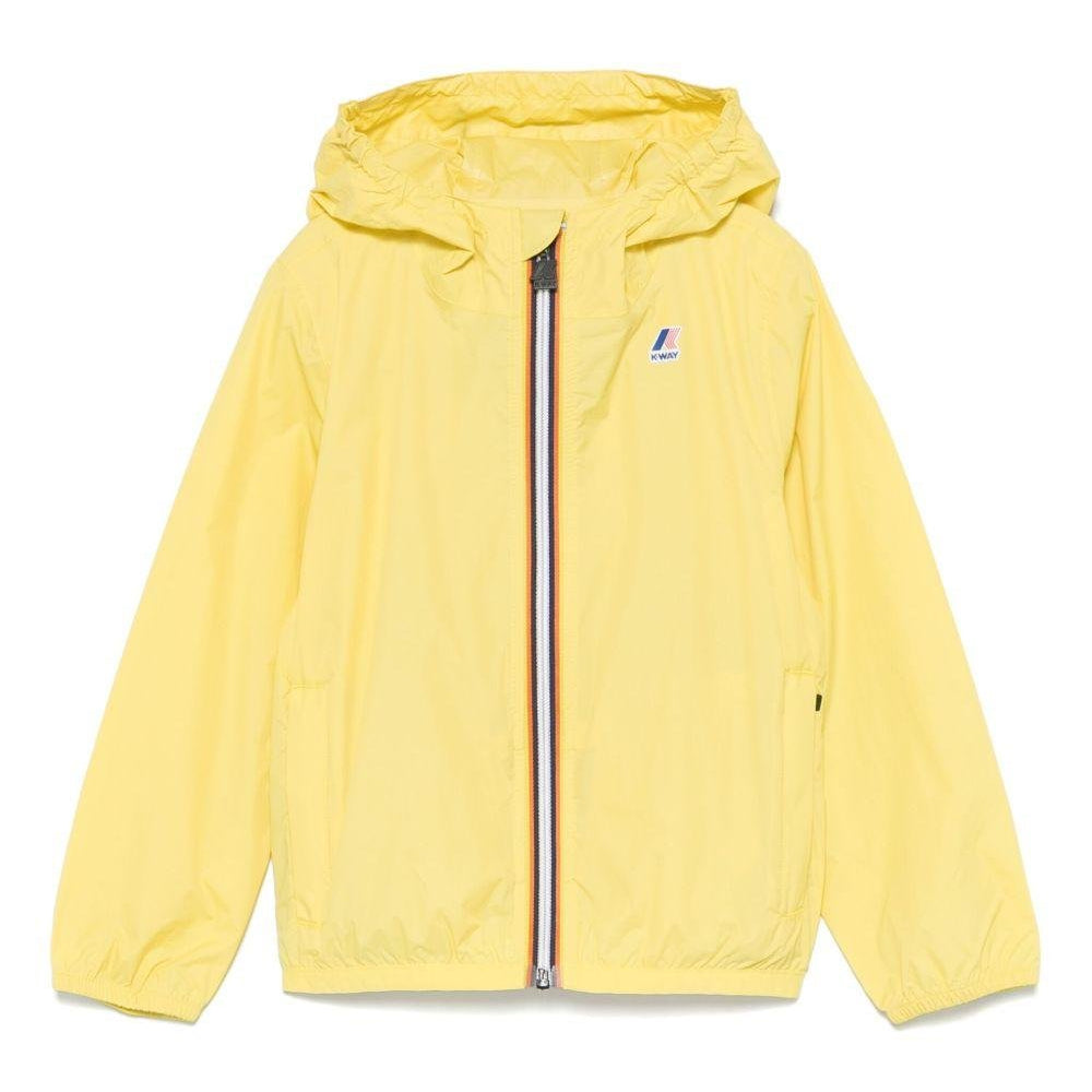 Giacca per bambini K - Way Kids Le Vrai giallo con due tasche laterali con cerniera - Rubino Kids