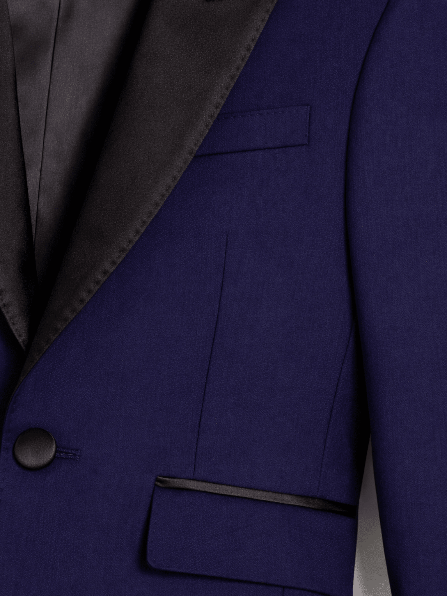 Giacca per bambino Dolce & Gabbana Kids blu con revers a lancia - Rubino Kids