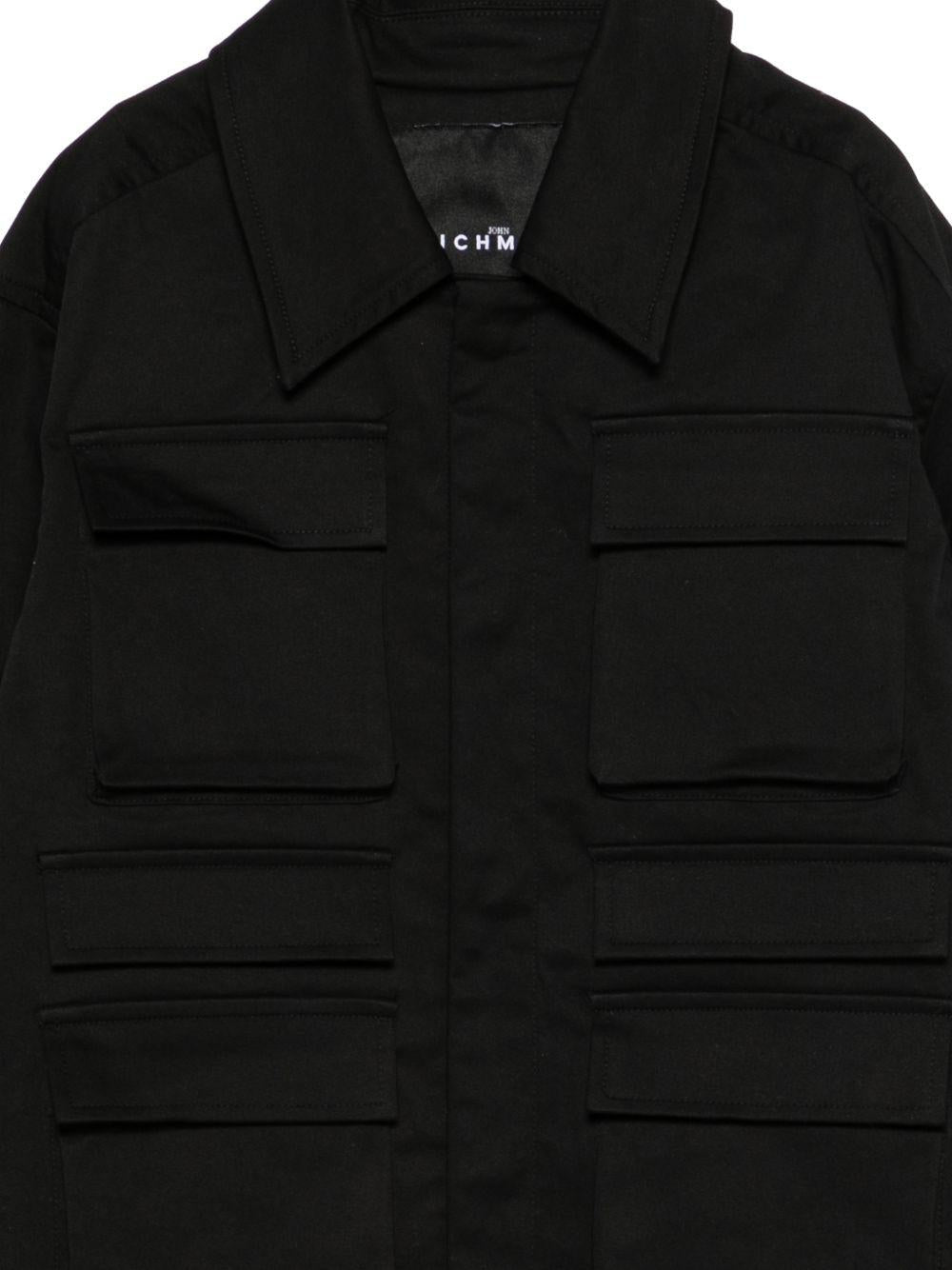 Giacca per bambino John Richmond Junior nera cpn tasca applicata - Rubino Kids