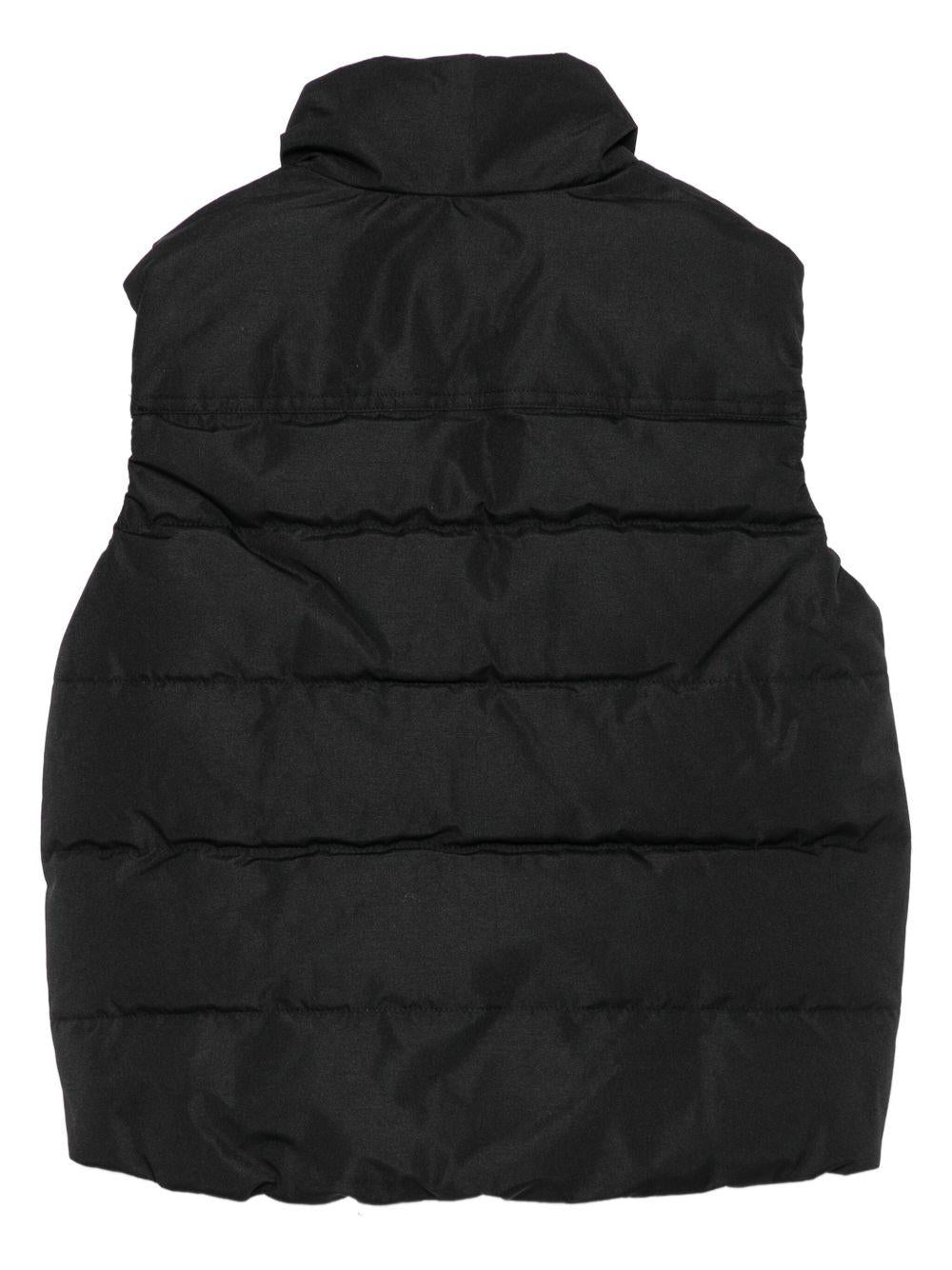 Gilet per bambino Hugo Kids nero con design trapuntato - Rubino Kids