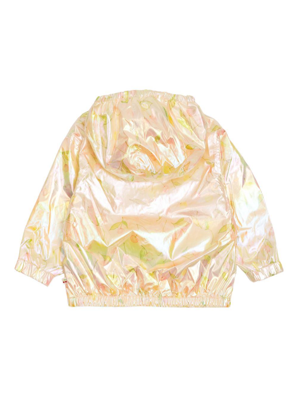 Giubbino Alana per neonata Bonpoint rosa con stampa a fiori - Rubino Kids