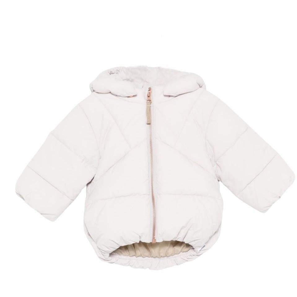 Giubbino Harpo per neonata viola con coniglio sul retro - Rubino Kids