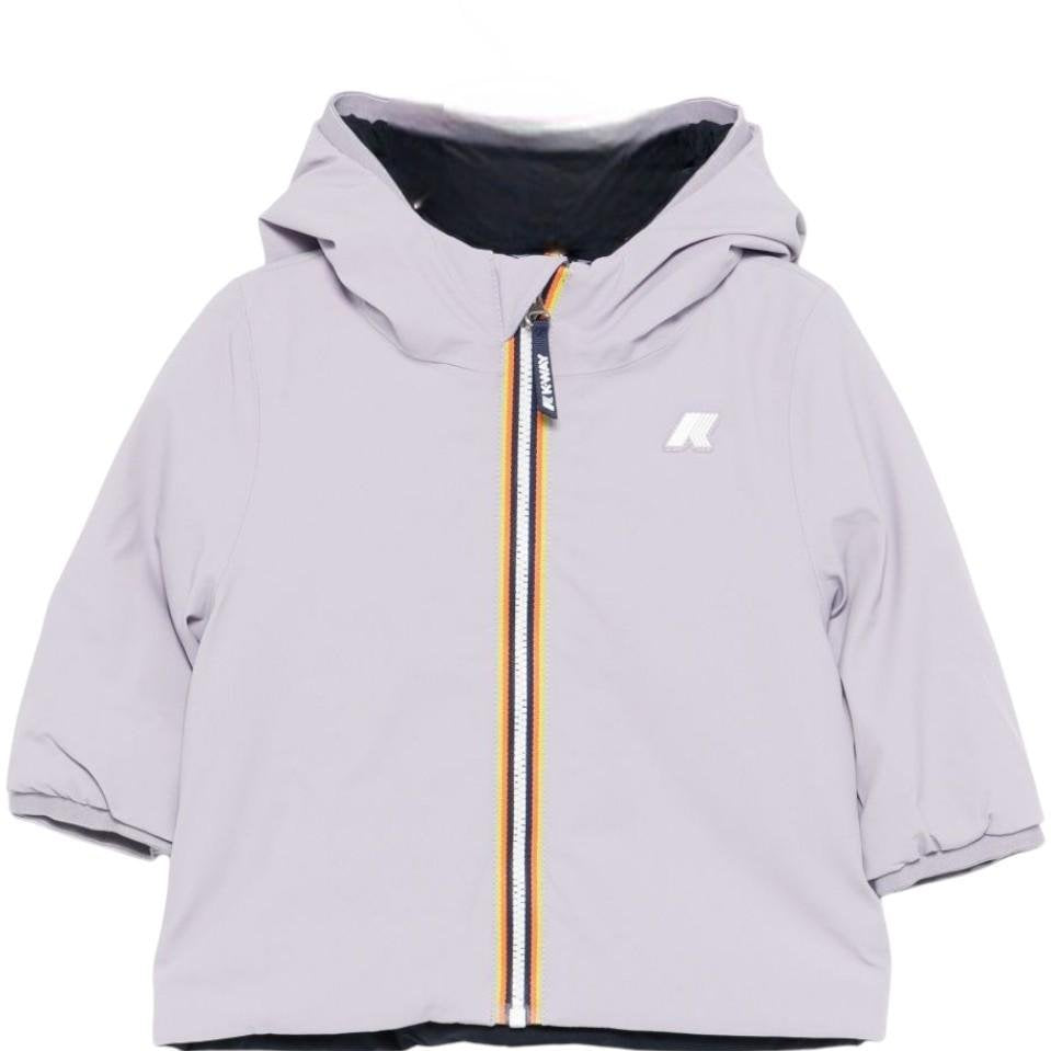 Giubbino Jacques per neonata K - Way Kids viola con design imbottito - Rubino Kids