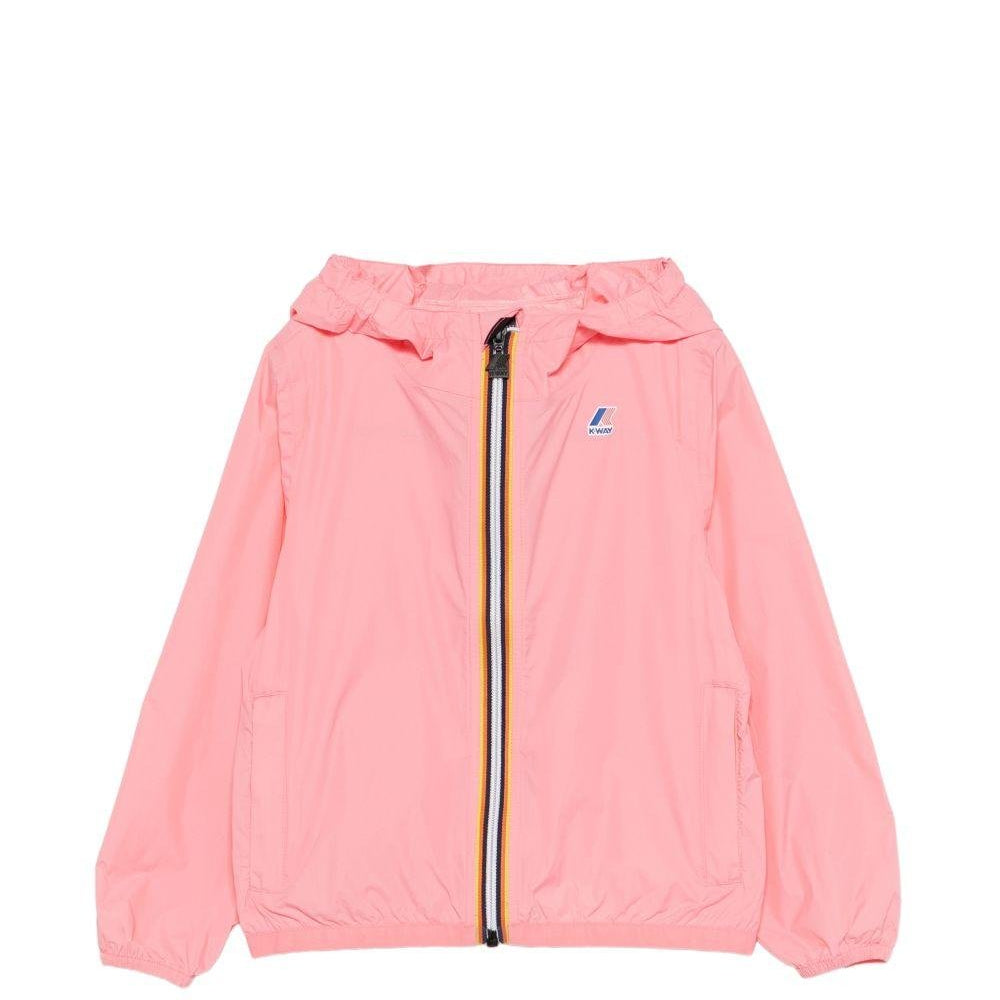 Giubbino per bambina K - Way Kids rosa con cerniera - Rubino Kids