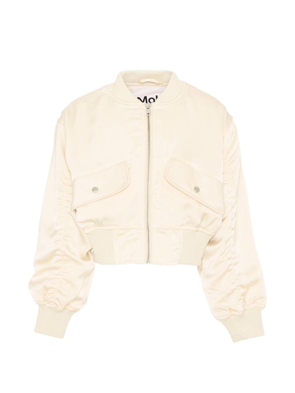 Giubbino per bambina Molo beige con chiusura a zip - Rubino Kids