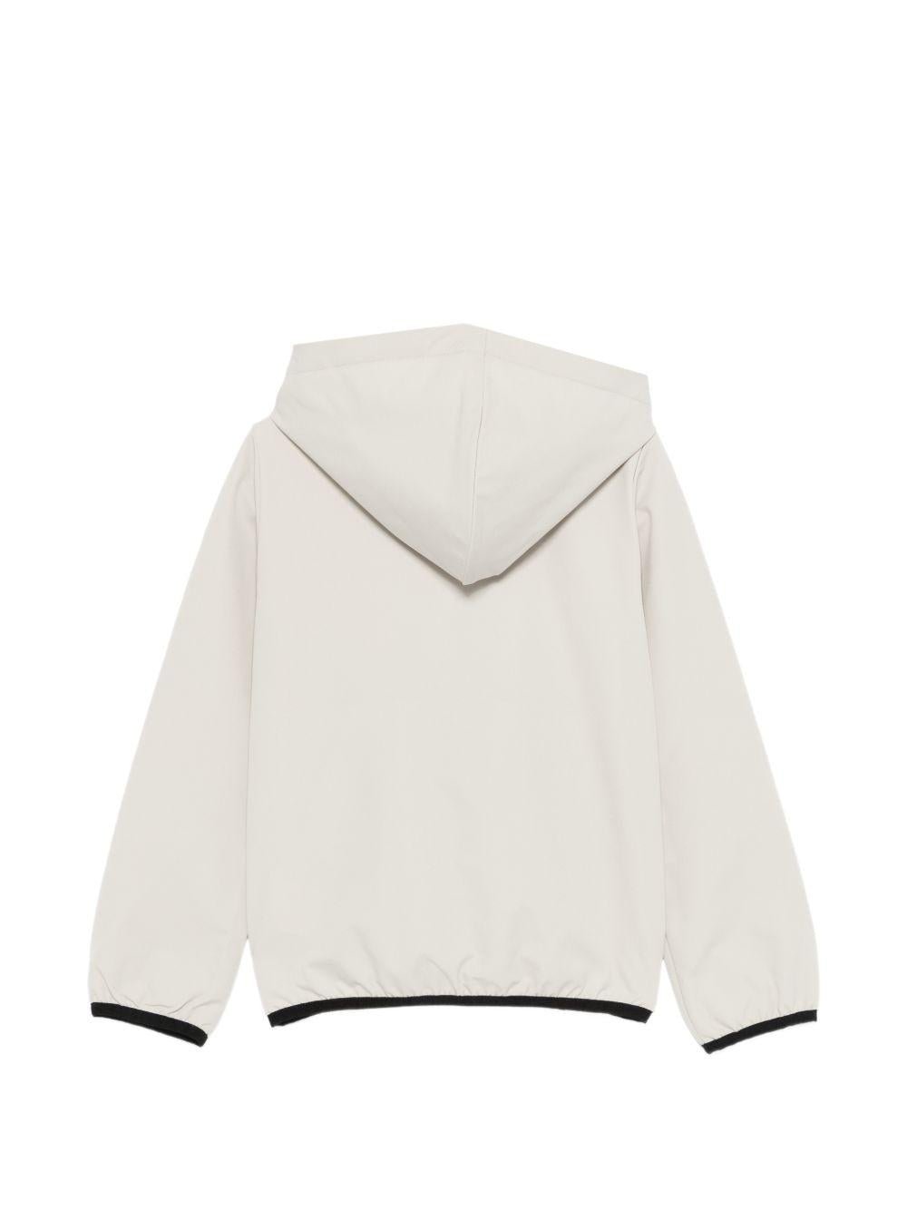 Giubbino per bambino K Way Kids P. Journeer grigio con toppa con logo - Rubino Kids