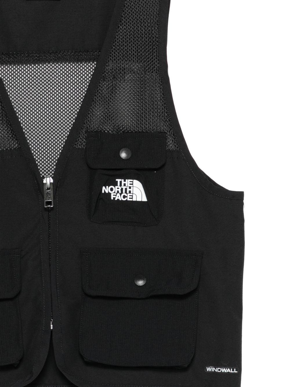 Giubbino per bambino The Nort Face Kids nero con inserti in rete - Rubino Kids