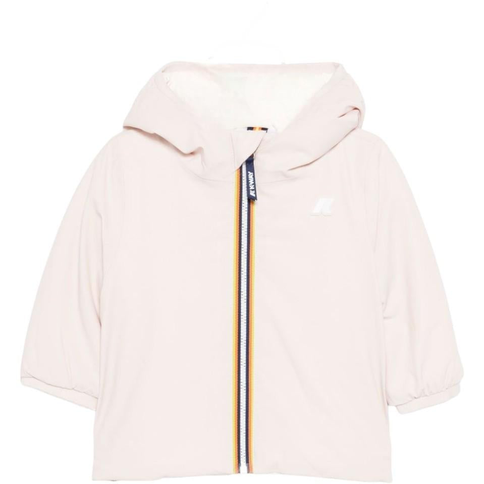 Giubbino per neonata K - Way Kids Jack rosa con design imbottito - Rubino Kids