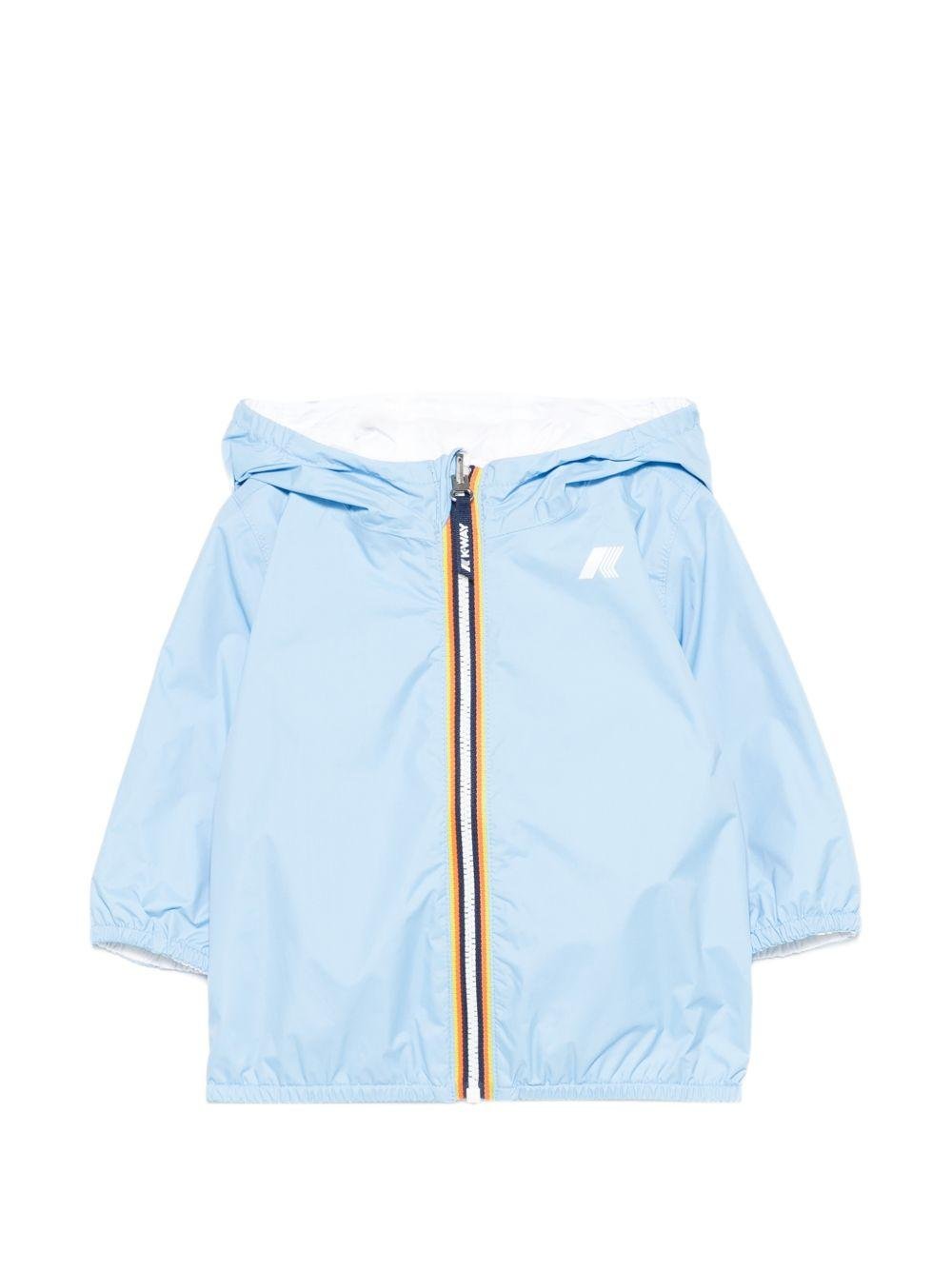 Giubbino per neonato K - Way Kids azzurro con cerniera - Rubino Kids