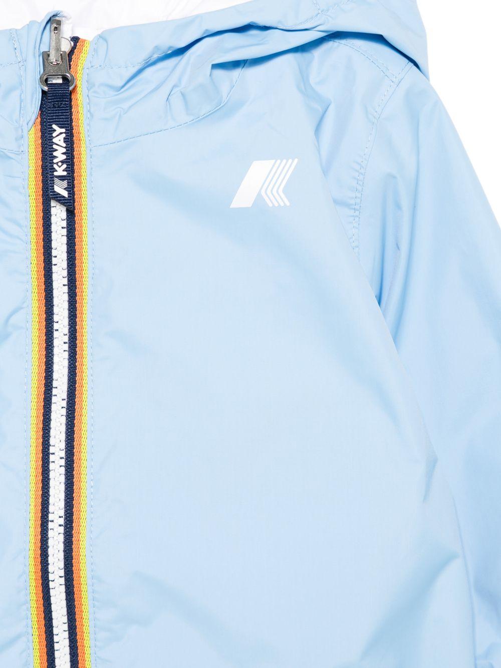 Giubbino per neonato K - Way Kids azzurro con cerniera - Rubino Kids