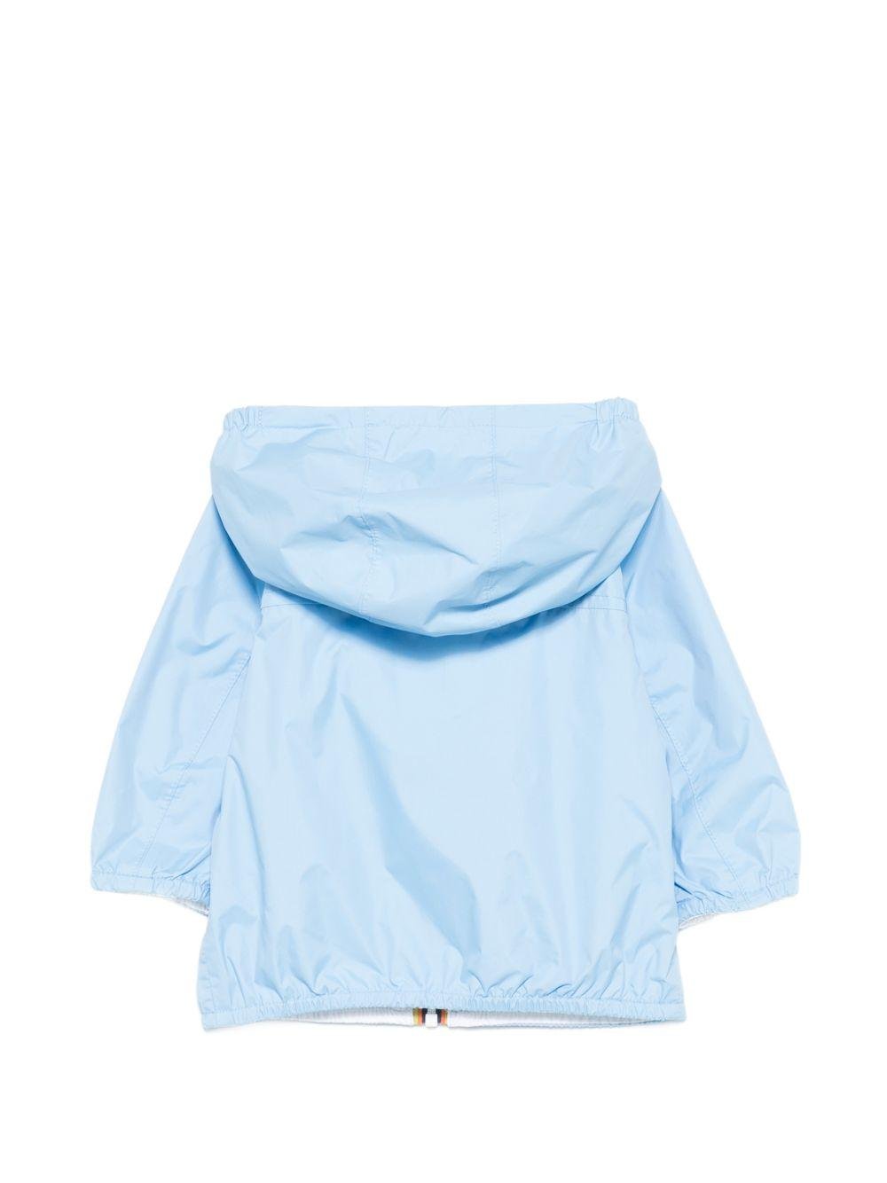 Giubbino per neonato K - Way Kids azzurro con cerniera - Rubino Kids