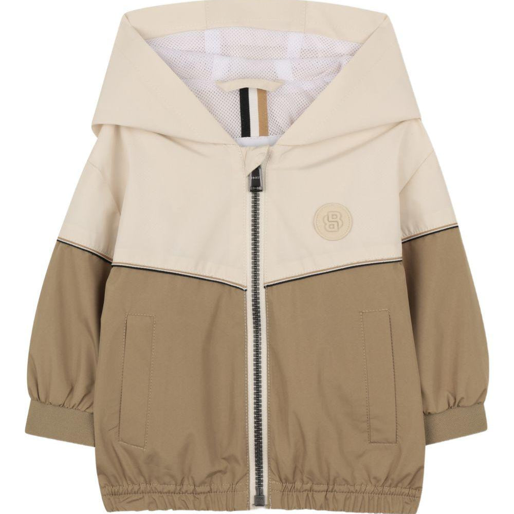 Giubbotto per neonato Boss Kids con cappuccio - Rubino Kids