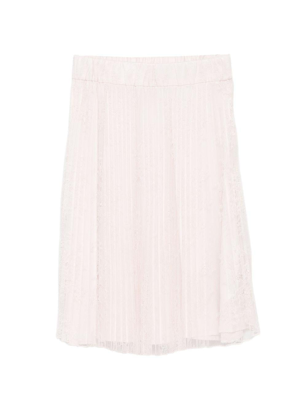 Gonna per bambina Alberta Ferretti Kids rosa con design plissettato - Rubino Kids