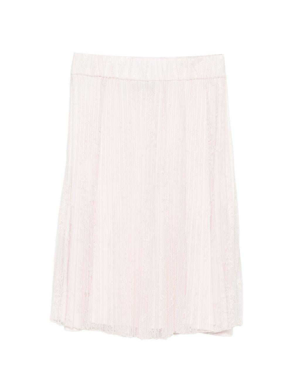 Gonna per bambina Alberta Ferretti Kids rosa con design plissettato - Rubino Kids