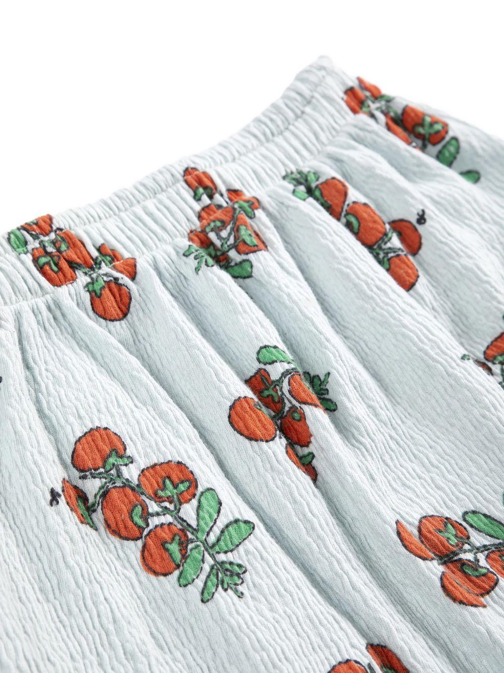 Gonna per bambina Bobo Choses azzurra con stampa grafica all - over - Rubino Kids