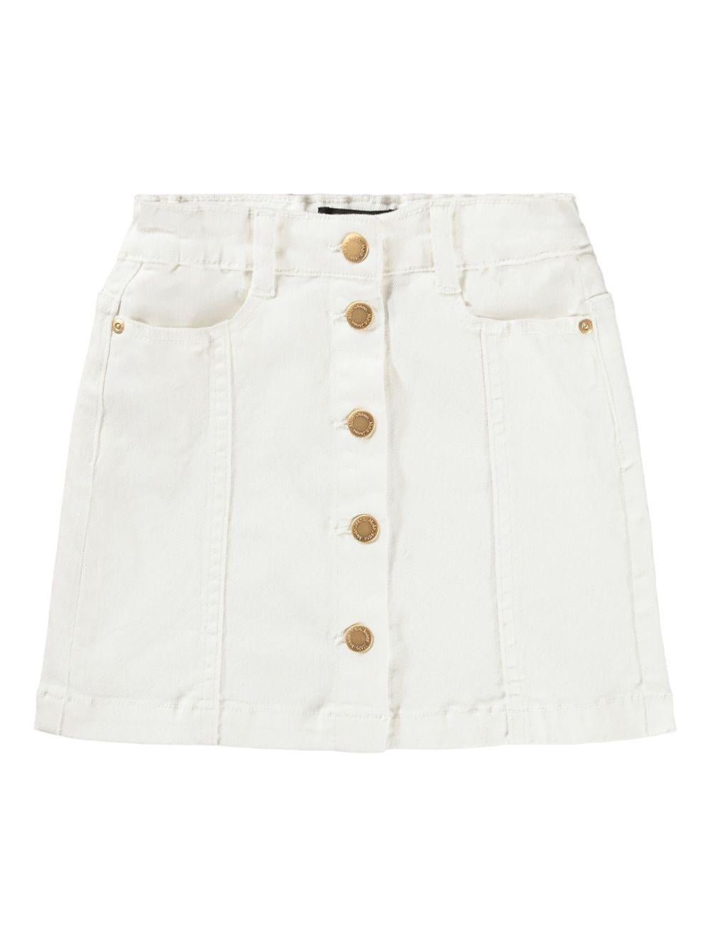 Gonna per bambina Molo bera bianca con design svasato - Rubino Kids