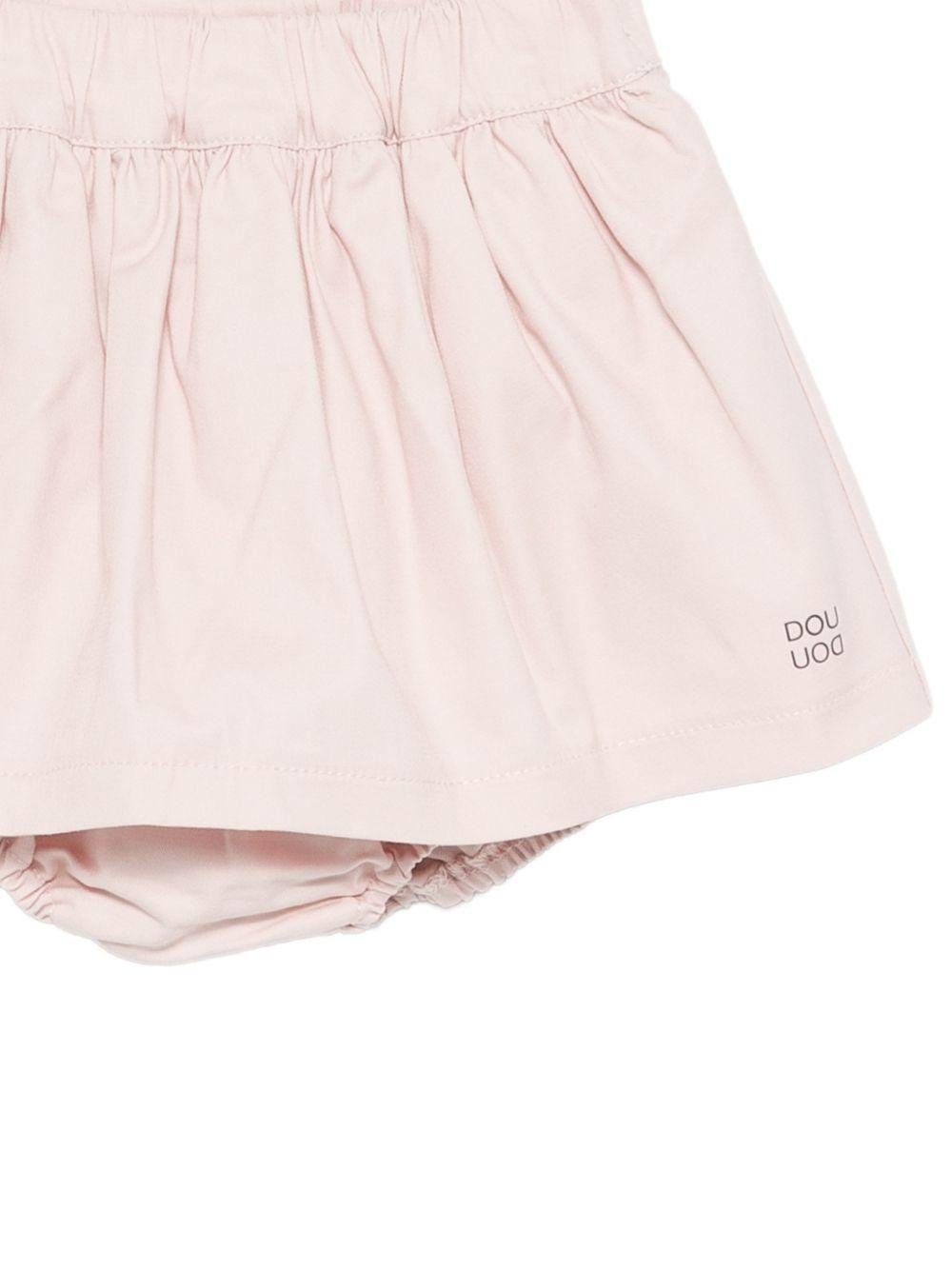 Gonna per neonata Douuod Kids rosa con stampa logo - Rubino Kids