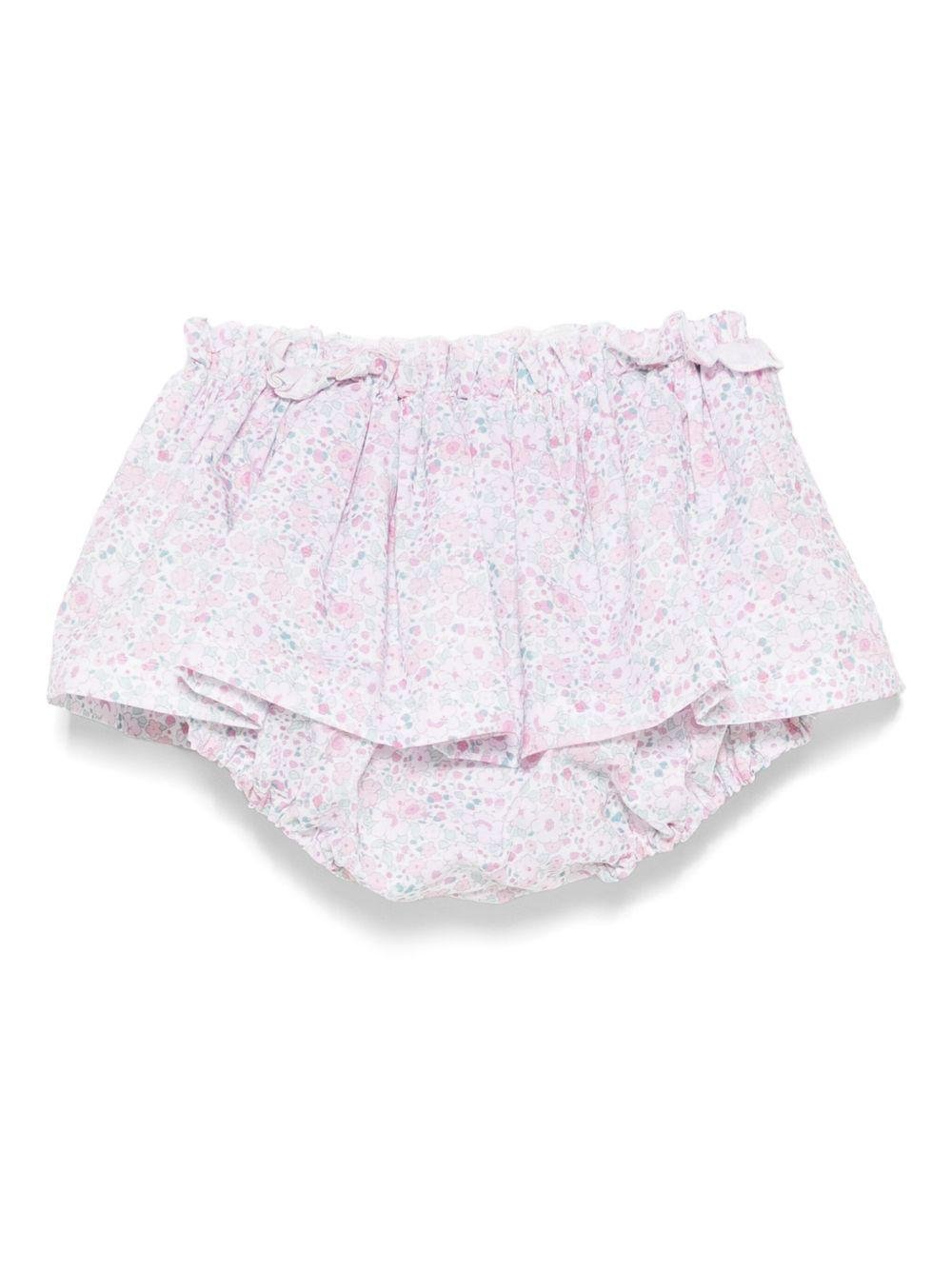 Gonna per neonata Mariella Ferrari rosa a fiori - Rubino Kids