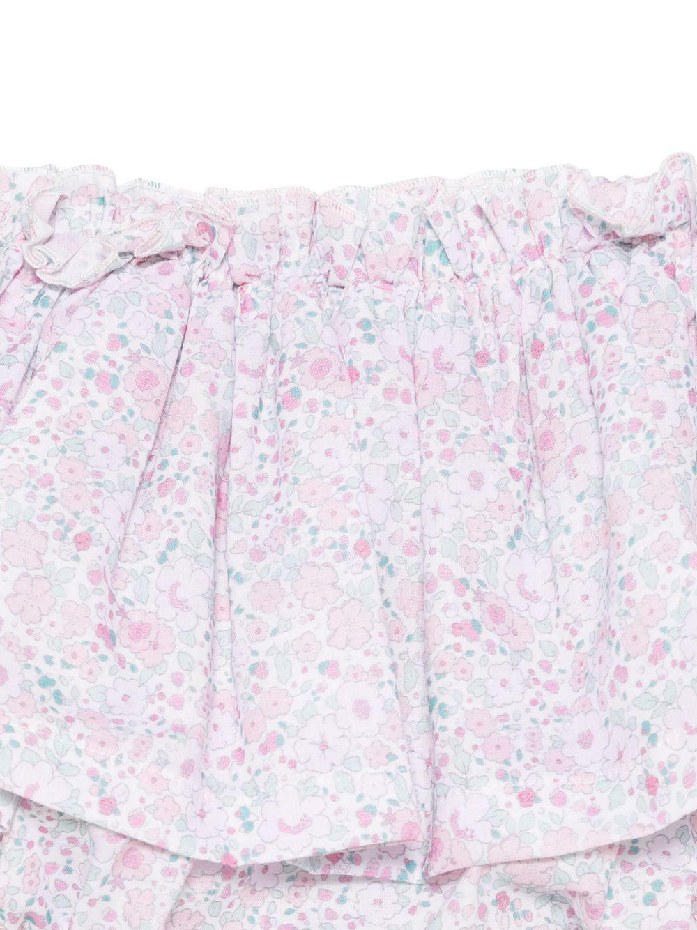 Gonna per neonata Mariella Ferrari rosa a fiori - Rubino Kids