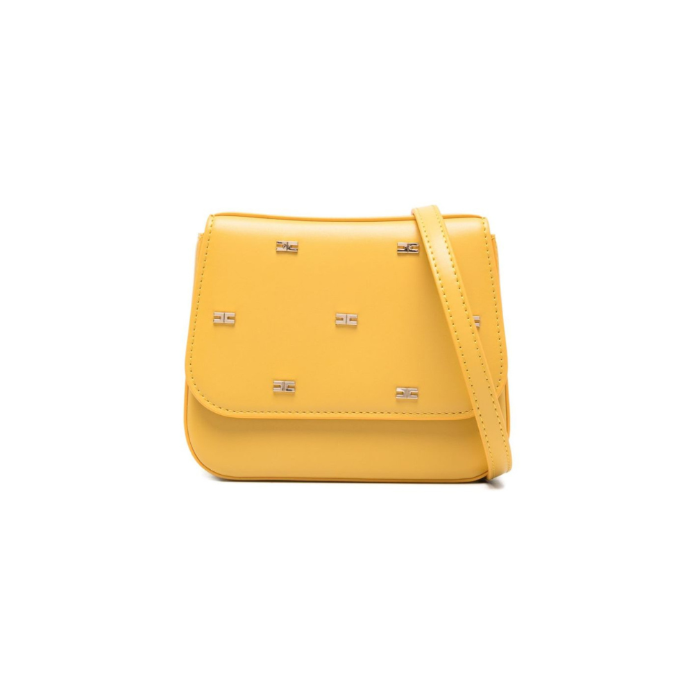 Borsa a tracolla mini per bambina Elisabetta Franchi La Mia Bambina giallo con logo EFBO112CTV025 2033 ElISABETTA FRANCHI KIDS