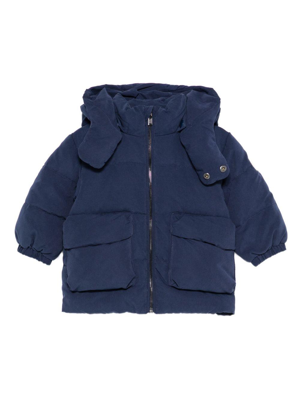 Giubbino per neonato Emporio Armani Kids blu con design imbottito EB000510 AF13373 UB130 EMPORIO ARMANI KIDS