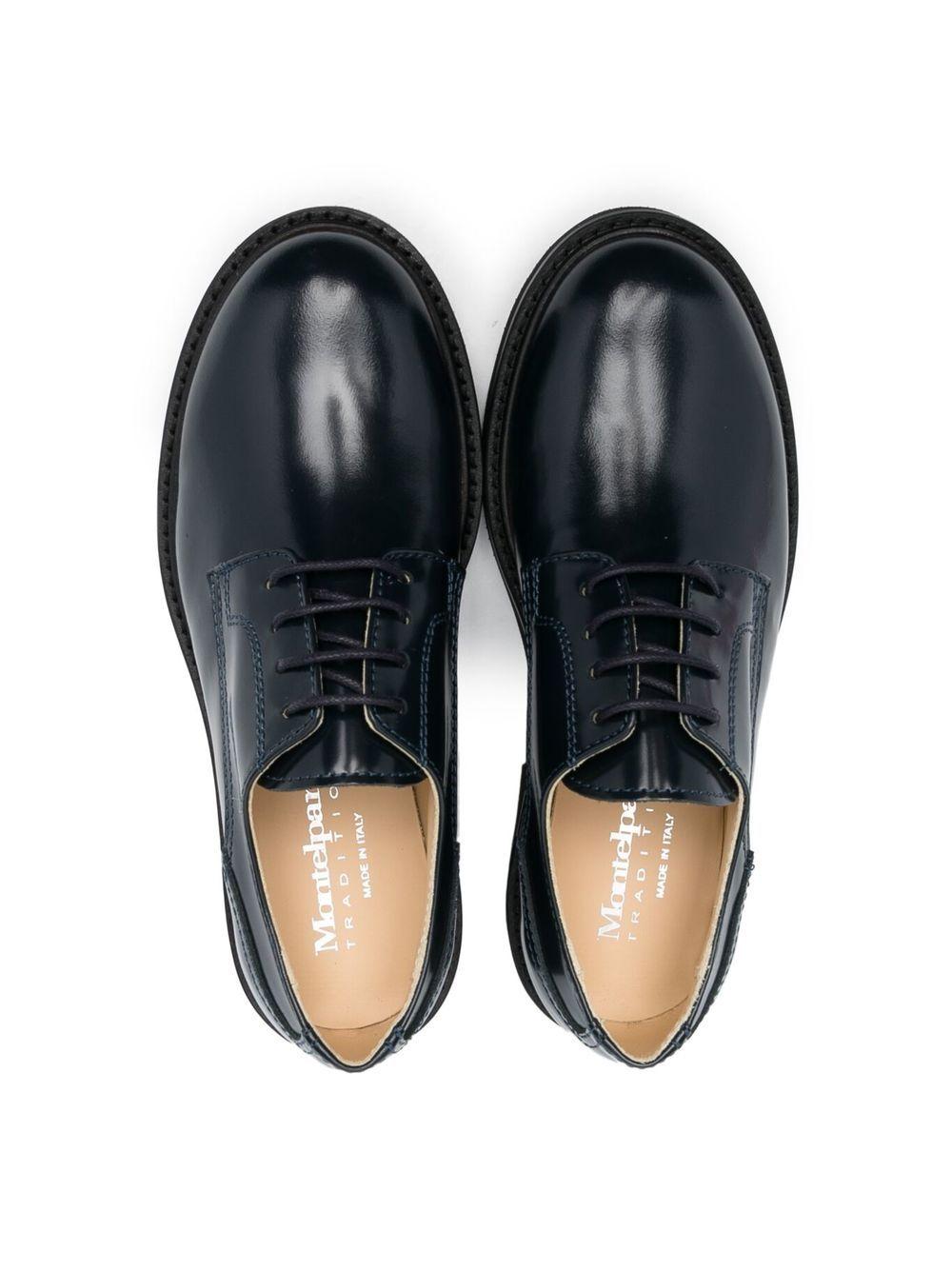 Scarpe elegantii per bambino Andrea Montelpare blu con chiusura con lacci MT19802 VAR2 MONTELPARE TRADITION KIDS