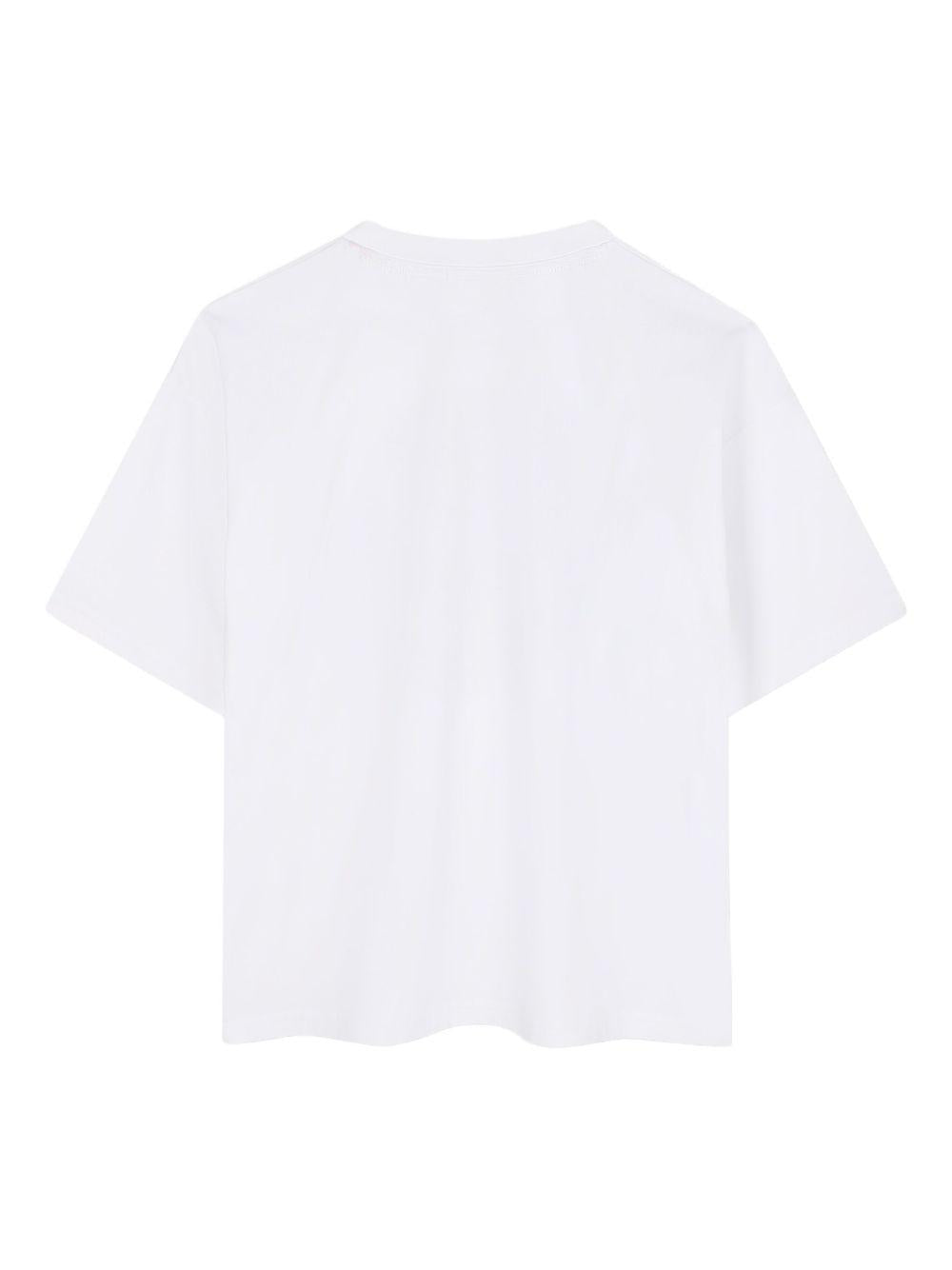 T-shirt per bambino Hugo Kids bianco con stampa Boxing Academy G00439 10P Hugo
