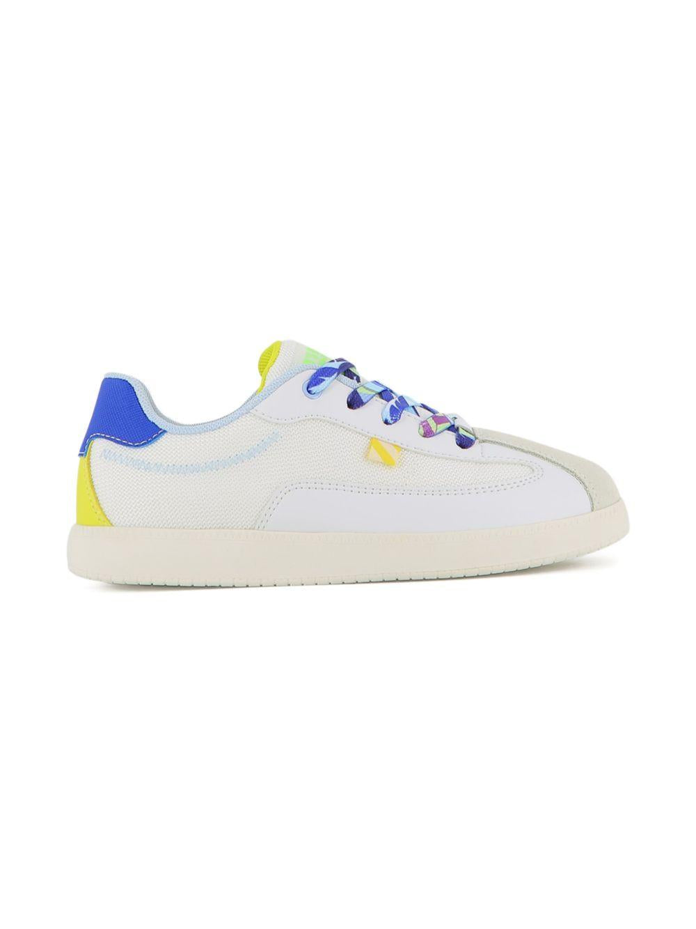 Sneakers per bambino Billieblush bianche con inserti colorati U22002 10P BILLIEBLUSH KIDS