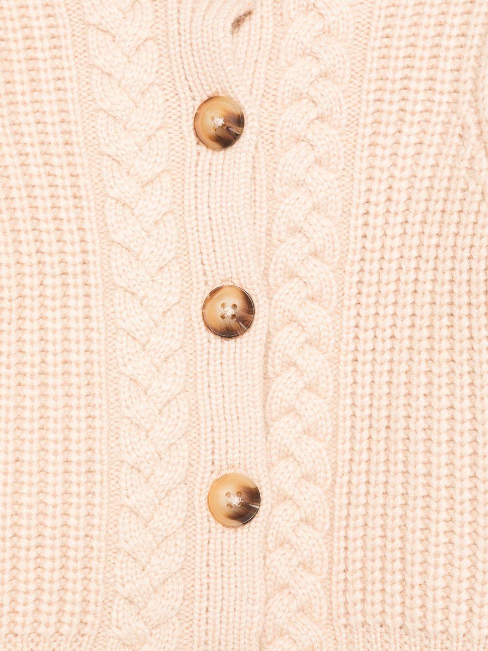 Cardigan per neonata Donsje beige con bottoni 4101000NB 00099 DONSJE